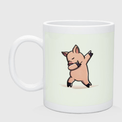 Кружка керамическая Dabbing Pig