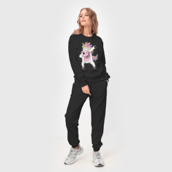 Женский костюм хлопок Dabbing Unicorn - фото 2