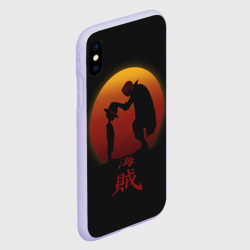Чехол для iPhone XS Max матовый Похлопывает по голове One Piece - фото 2