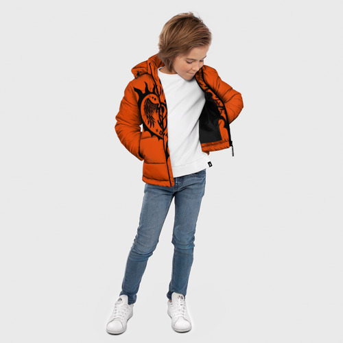 Зимняя куртка для мальчиков 3D Сердце One Piece, цвет черный - фото 5