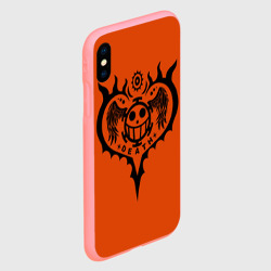 Чехол для iPhone XS Max матовый Сердце One Piece - фото 2