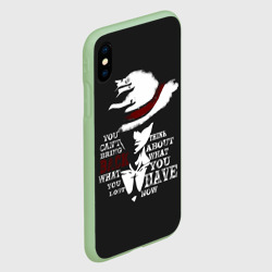 Чехол для iPhone XS Max матовый Утраченного не вернуть One Piece - фото 2