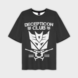 Мужская футболка oversize 3D Трансформеры Deceticon