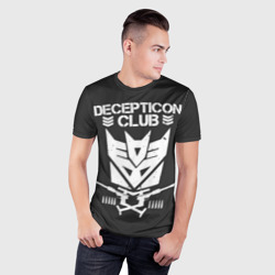 Мужская футболка 3D Slim Трансформеры Deceticon - фото 2