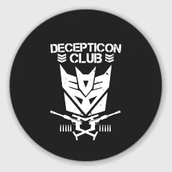 Круглый коврик для мышки Трансформеры Deceticon