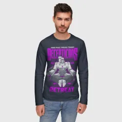 Мужской лонгслив 3D Трансформеры Decepticons - фото 2