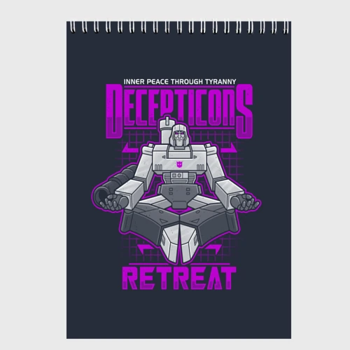 Скетчбук Трансформеры Decepticons
