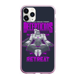 Чехол для iPhone 11 Pro Max матовый Трансформеры Decepticons