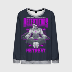 Мужской свитшот 3D Трансформеры Decepticons