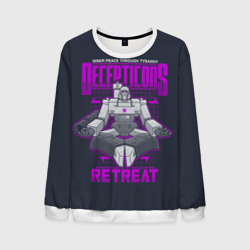 Мужской свитшот 3D Трансформеры Decepticons