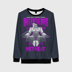 Женский свитшот 3D Трансформеры Decepticons