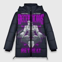 Женская зимняя куртка Oversize Трансформеры Decepticons