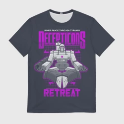 Мужская футболка 3D Трансформеры Decepticons