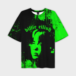 Мужская футболка oversize 3D Billie Eilish