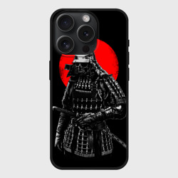 Чехол силиконовый для Apple iPhone 15 Pro матовый Самурай