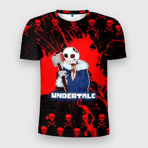 Мужская футболка 3D Slim Undertale, цвет 3D печать