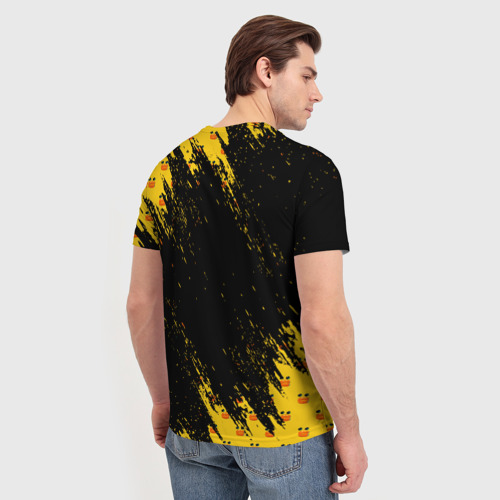 Мужская футболка 3D BRAWL STARS SALLY LEON., цвет 3D печать - фото 4