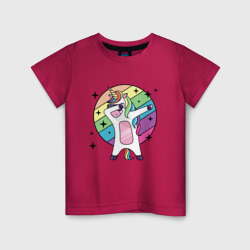 Детская футболка хлопок Dab Unicorn