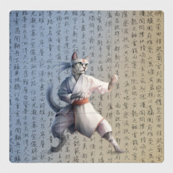 Магнитный плакат 3Х3 Karate cat