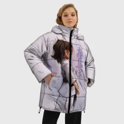 Женская зимняя куртка Oversize Кёкусинкай девушка - фото 2