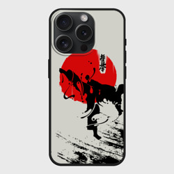 Чехол силиконовый для Apple iPhone 15 Pro Мax матовый Kyokushinkai Karate