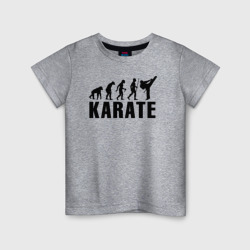 Karate Evolution – Детская футболка хлопок с принтом купить со скидкой в -20%