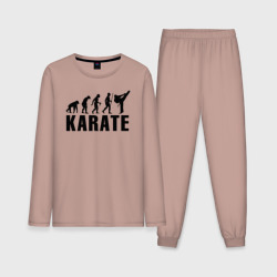 Мужская пижама с лонгсливом хлопок Karate Evolution