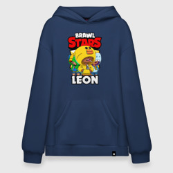 Худи SuperOversize хлопок Brawl Stars Leon