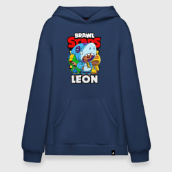 Худи SuperOversize хлопок Brawl Stars Leon