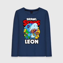 Женский лонгслив хлопок Brawl Stars Leon