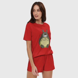 Женская пижама с шортиками хлопок Тоторо - фото 2