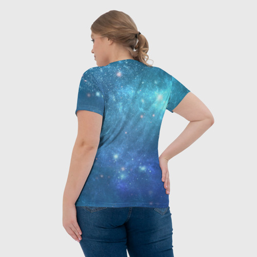 Женская футболка 3D Идущий к реке, цвет 3D печать - фото 7
