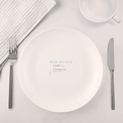 Набор: тарелка + кружка Code - sleep - фото 2