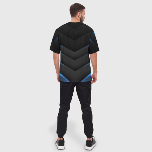 Мужская футболка oversize 3D Detroit RK900, цвет 3D печать - фото 4