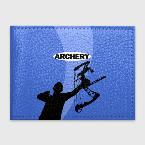 Обложка для студенческого билета Archery, цвет синий
