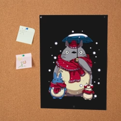 Постер My Neighbor Totoro зонт от снега - фото 2