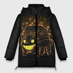 Женская зимняя куртка Oversize My Neighbor Totoro оранжевый кот