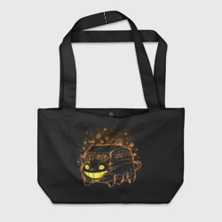 Пляжная сумка 3D My Neighbor Totoro оранжевый кот