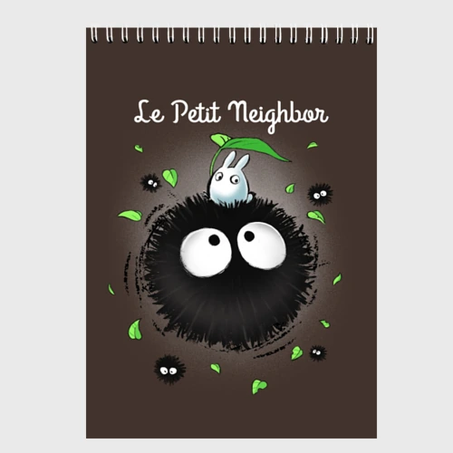 Скетчбук My Neighbor Totoro кролик на микробе