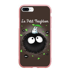 Чехол для iPhone 7Plus/8 Plus матовый My Neighbor Totoro кролик на микробе
