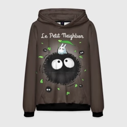 Мужская толстовка 3D My Neighbor Totoro кролик на микробе