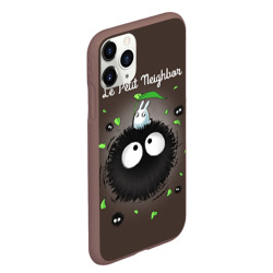 Чехол для iPhone 11 Pro Max матовый My Neighbor Totoro кролик на микробе - фото 2