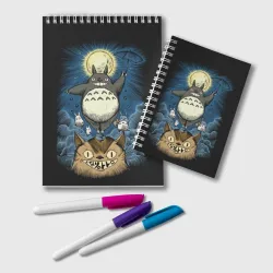 Блокнот My Neighbor Totoro кот и заяц