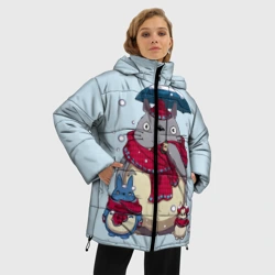 Женская зимняя куртка Oversize Мой сосед Тоторо - фото 2