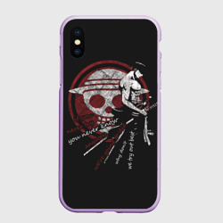 Чехол для iPhone XS Max матовый Самурай One Piece
