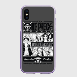 Чехол для iPhone XS Max матовый Манга One Piece