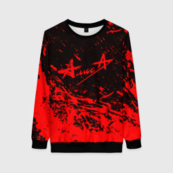 Женский свитшот 3D Алиса