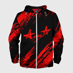 Мужская ветровка 3D Алиса