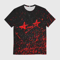 Мужская футболка 3D Алиса