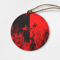 Деревянная игрушка круг Алиса